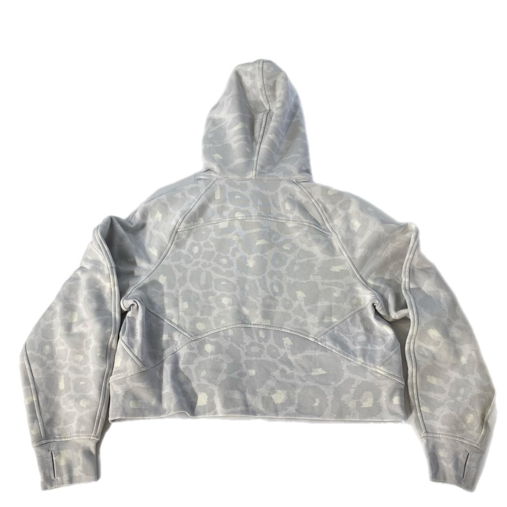 Lululemon spray leopard scuba Oversized half zip hoodie M/L - Picture 5 of 9